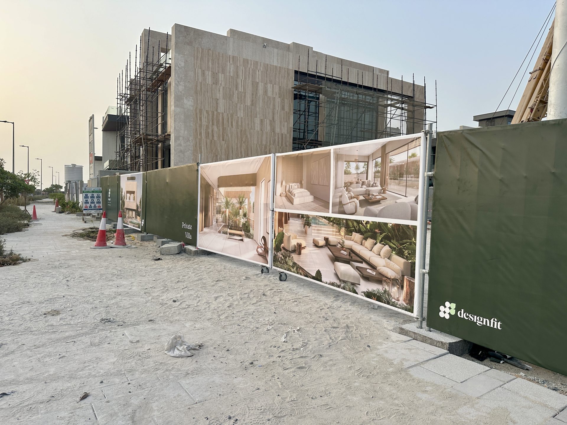 Private Villa — La Mer Hoarding & Fencing Graphics gallery image 2